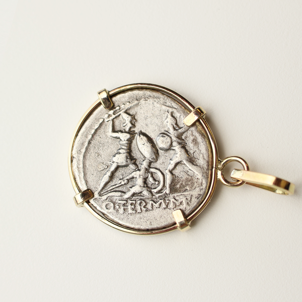 Roman Republic Denarius Coin Pendant