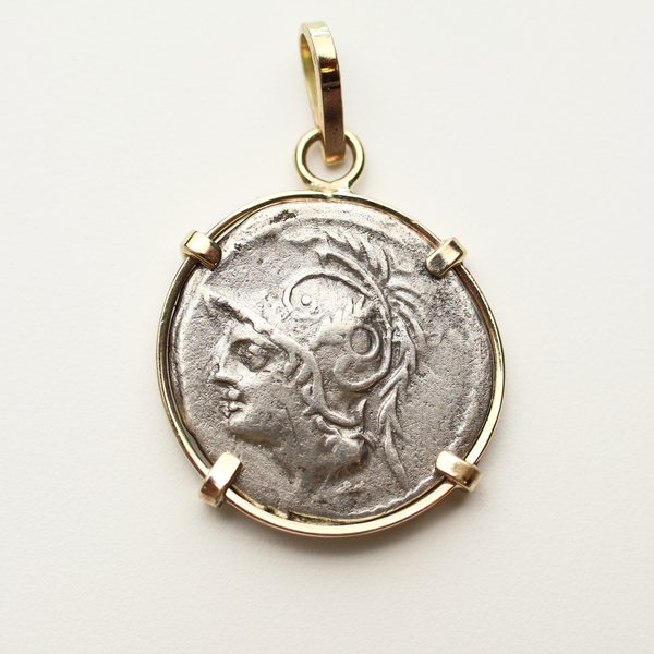 Roman Republic Denarius Coin Pendant