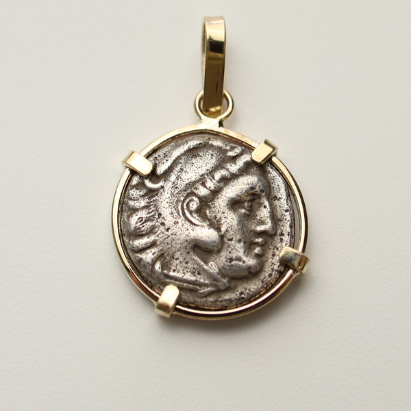 Alexander the Great Drachm Coin Pendant