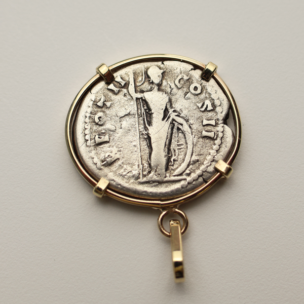 Marcus Aurelius Denarius Coin Pendant