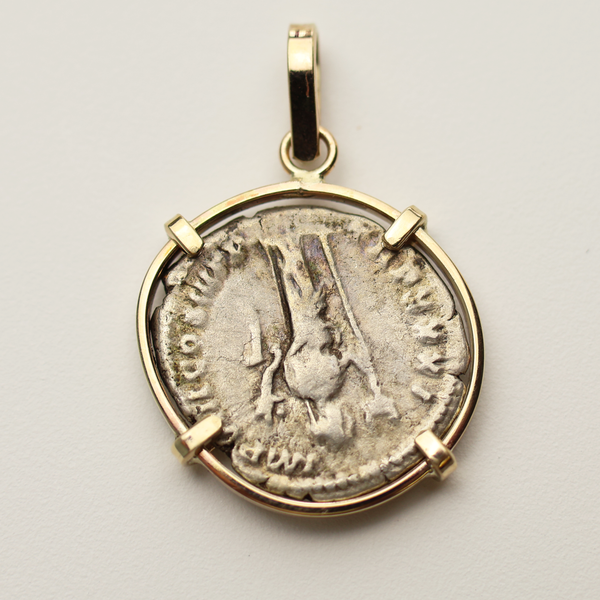 Marcus Aurelius Denarius Coin Pendant