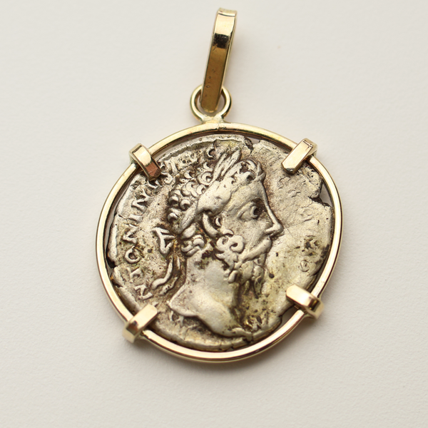 Marcus Aurelius Denarius Coin Pendant