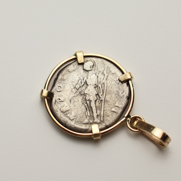 Marcus Aurelius Denarius Coin Pendant