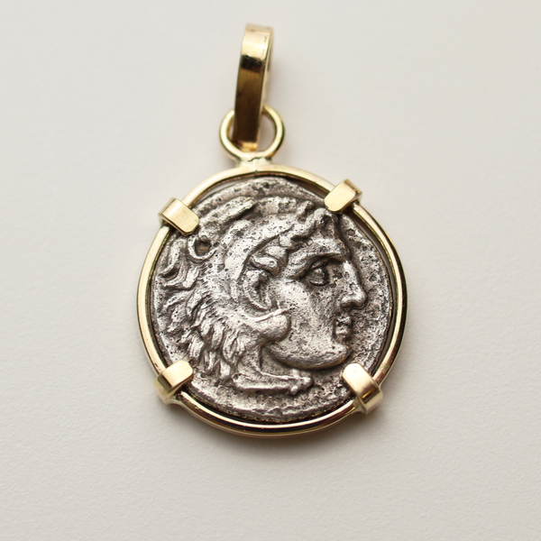 Alexander the Great Drachm Coin Pendant