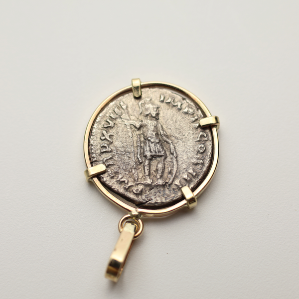 Marcus Aurelius Denarius Coin Pendant