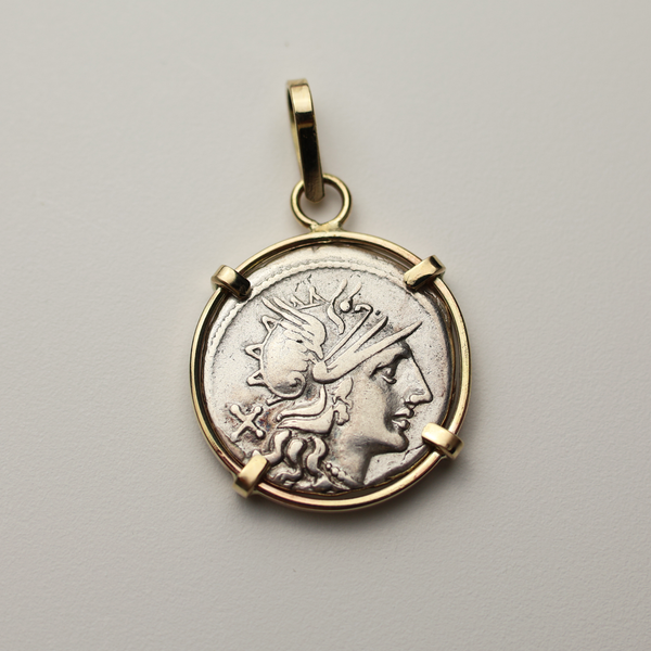 Roman Republic Denarius Coin Pendant