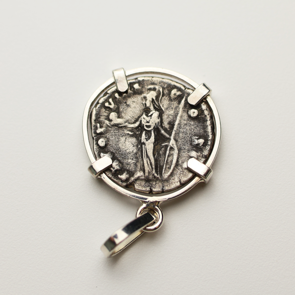 Marcus Aurelius Denarius Coin Pendant