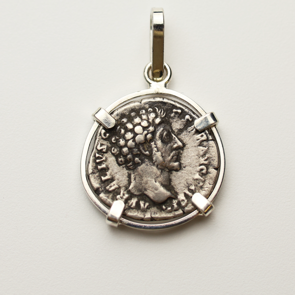 Marcus Aurelius Denarius Coin Pendant