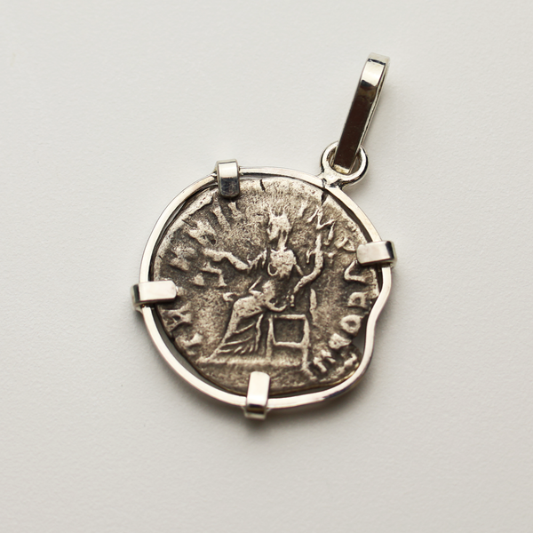 Marcus Aurelius Denarius Coin Pendant