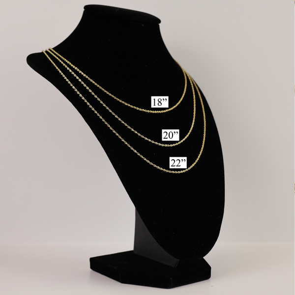 Solid 14k Gold Chain Necklace