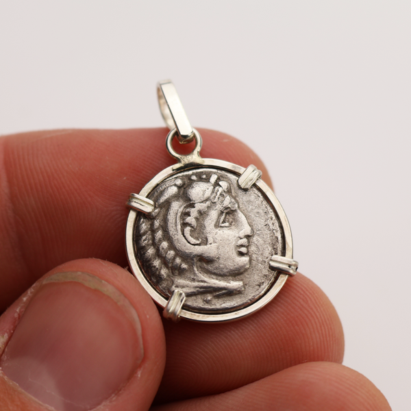 Alexander the Great Drachm Pendant