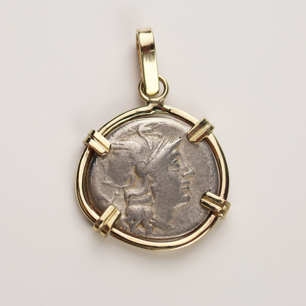 Roman Republic Denarius Coin Pendant