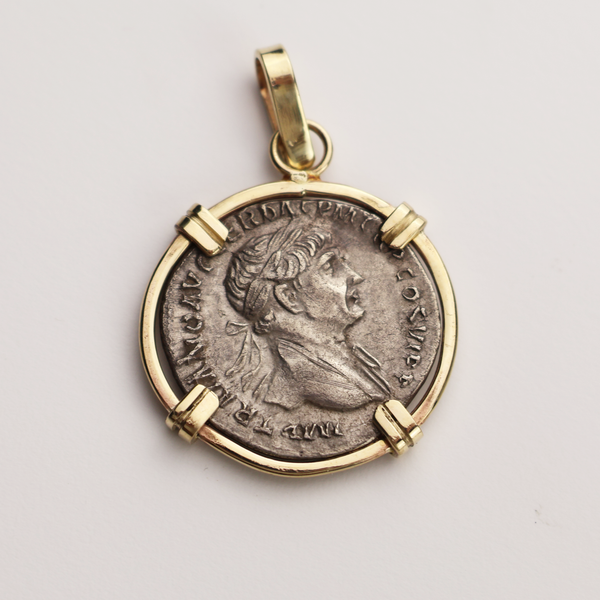 Trajan Denarius Pendant