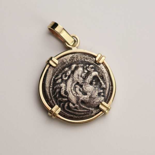 Alexander the Great Drachm Coin Pendant