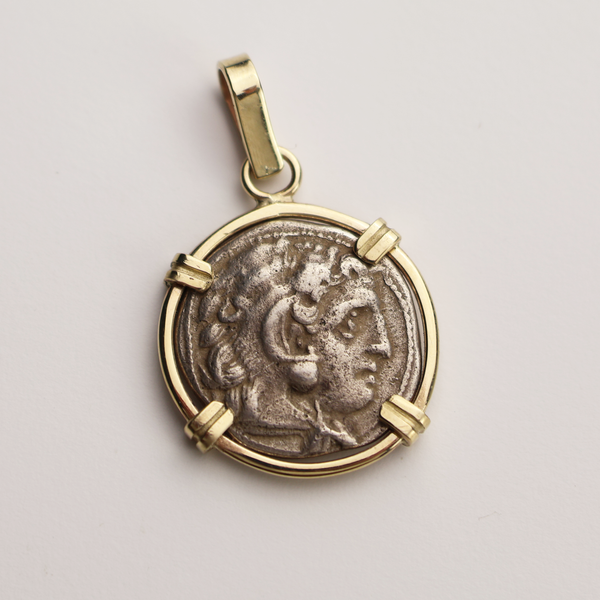 Alexander the Great Drachm Coin Pendant