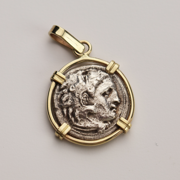 Alexander the Great Drachm Coin Pendant