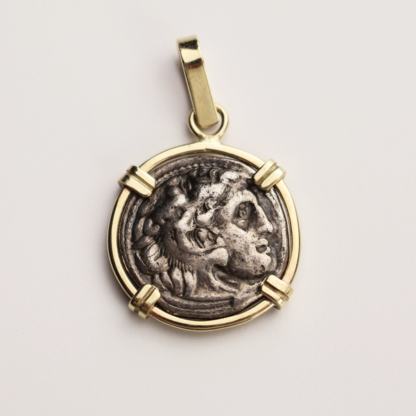 Alexander the Great Drachm Coin Pendant