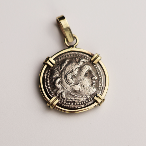 Alexander the Great Drachm Pendant