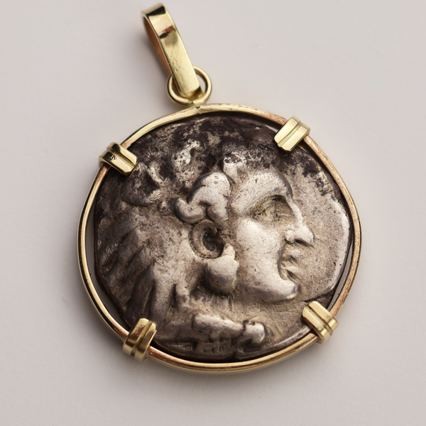 Alexander the Great Tetradrachm Coin Pendant