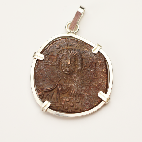 Jesus Christ Byzantine Empire Coin Pendant