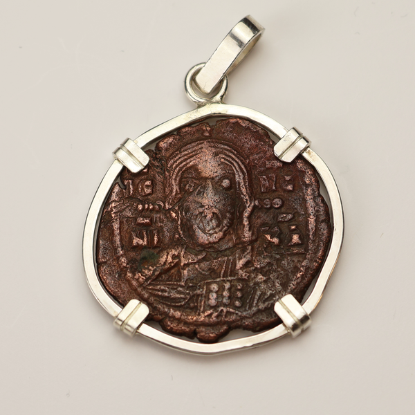 Jesus Christ Byzantine Empire Coin Pendant