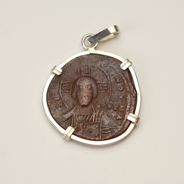 Jesus Christ Byzantine Empire Coin Pendant