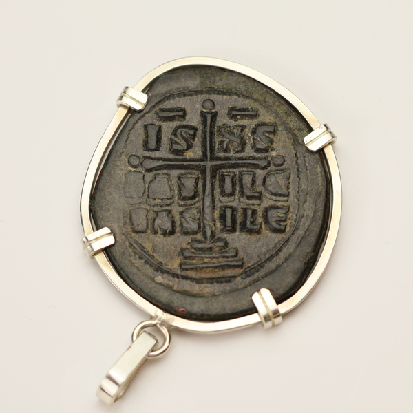 Jesus Christ Byzantine Empire Coin Pendant