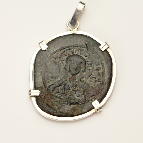 Jesus Christ Byzantine Empire Coin Pendant