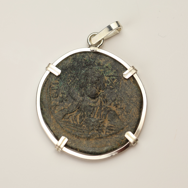 Jesus Christ Byzantine Empire Coin Pendant