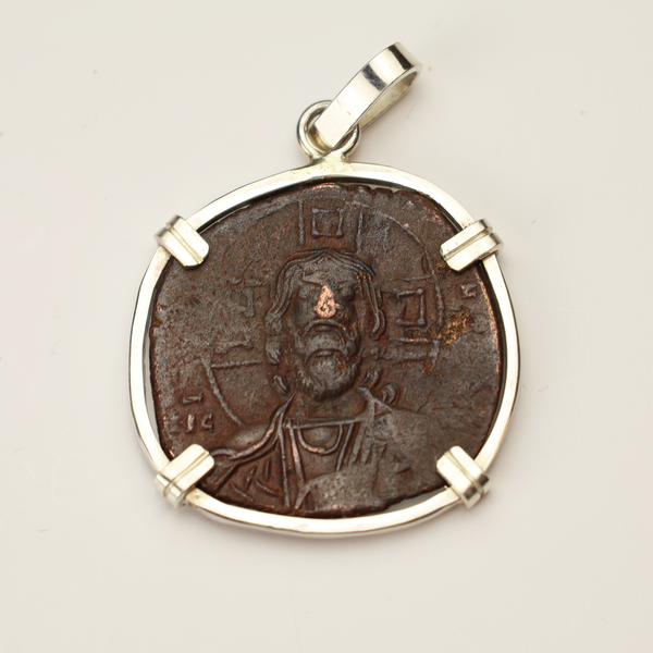 Jesus Christ Byzantine Empire Coin Pendant