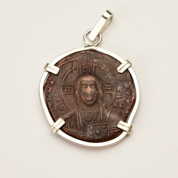 Jesus Christ Byzantine Empire Coin Pendant