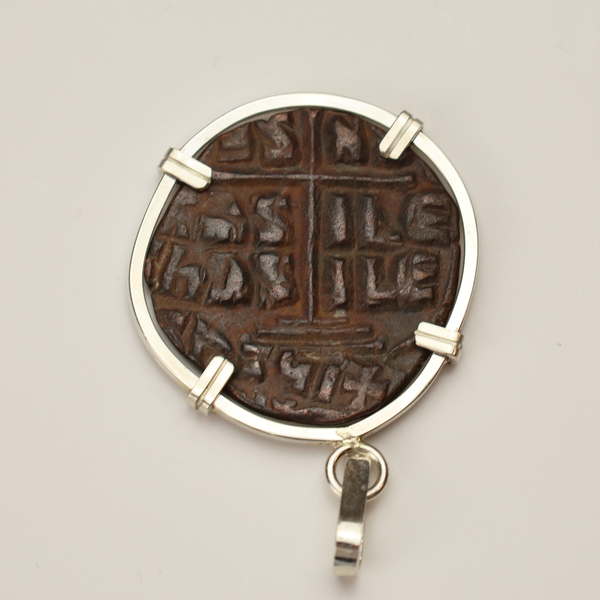 Jesus Christ Byzantine Empire Coin Pendant