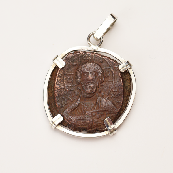 Jesus Christ Byzantine Empire Coin Pendant