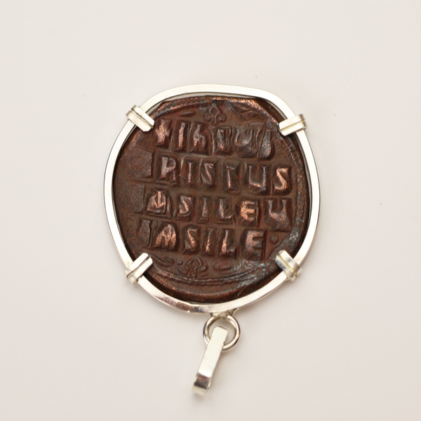 Jesus Christ Byzantine Empire Coin Pendant