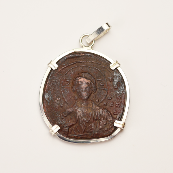 Jesus Christ Byzantine Empire Coin Pendant