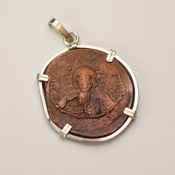 Jesus Christ Byzantine Empire Coin Pendant