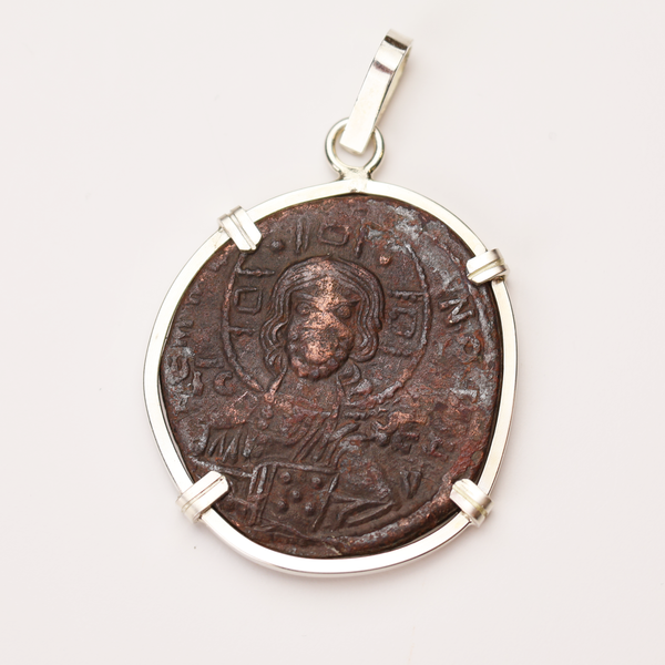 Jesus Christ Byzantine Empire Coin Pendant