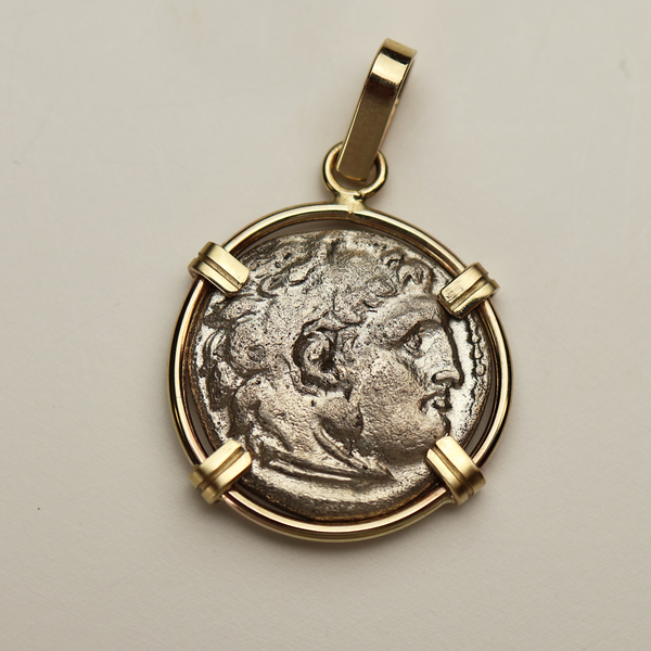 Alexander the Great Drachm Pendant