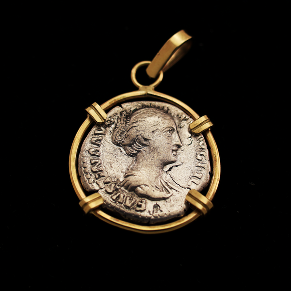 Faustina the Younger Denarius Pendant