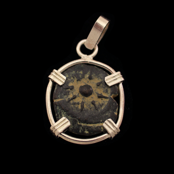 Biblical Widow's Mite Coin Pendant