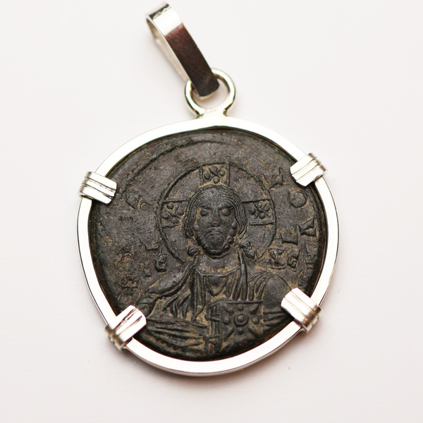 Jesus Christ Byzantine Empire Coin Pendant