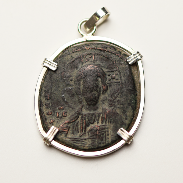 Jesus Christ Byzantine Empire Coin Pendant