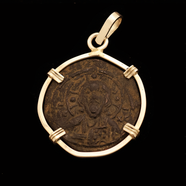 Jesus Christ Byzantine Empire Coin Pendant