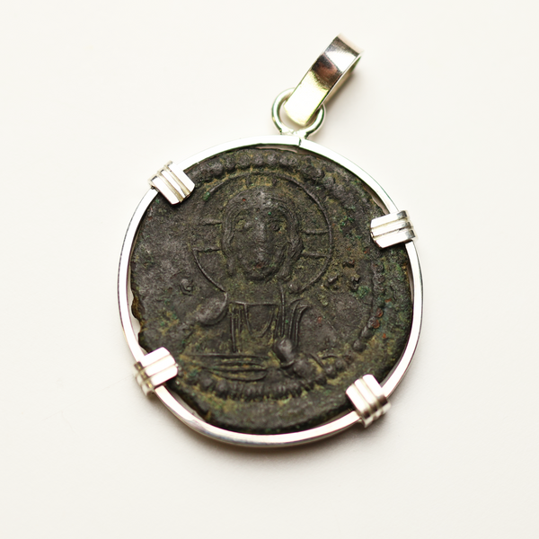 Jesus Christ Byzantine Empire Coin Pendant