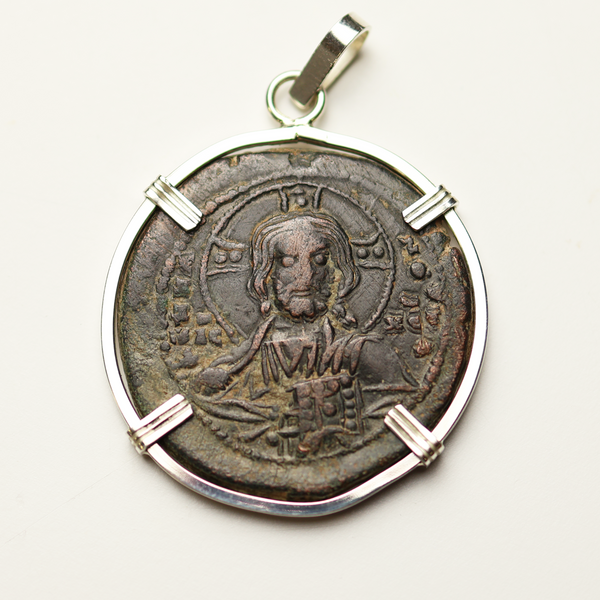 Jesus Christ Byzantine Empire Coin Pendant