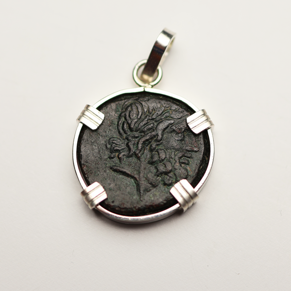 Ancient Greek Zeus Coin Pendant