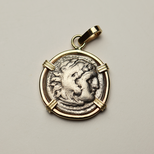 Alexander the Great Drachm Pendant