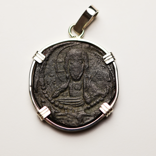 Jesus Christ Byzantine Empire Coin Pendant