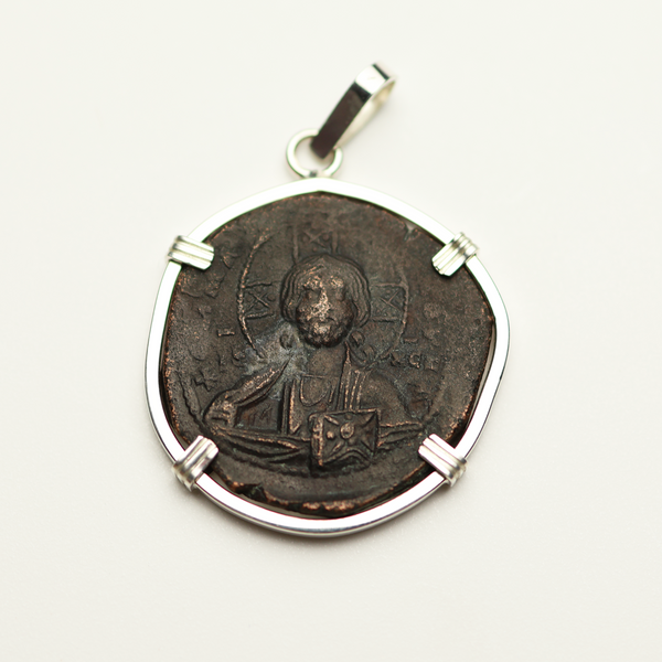 Jesus Christ Byzantine Empire Coin Pendant