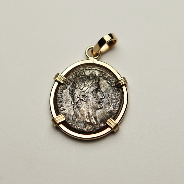 Emperor Augustus Denarius Pendant